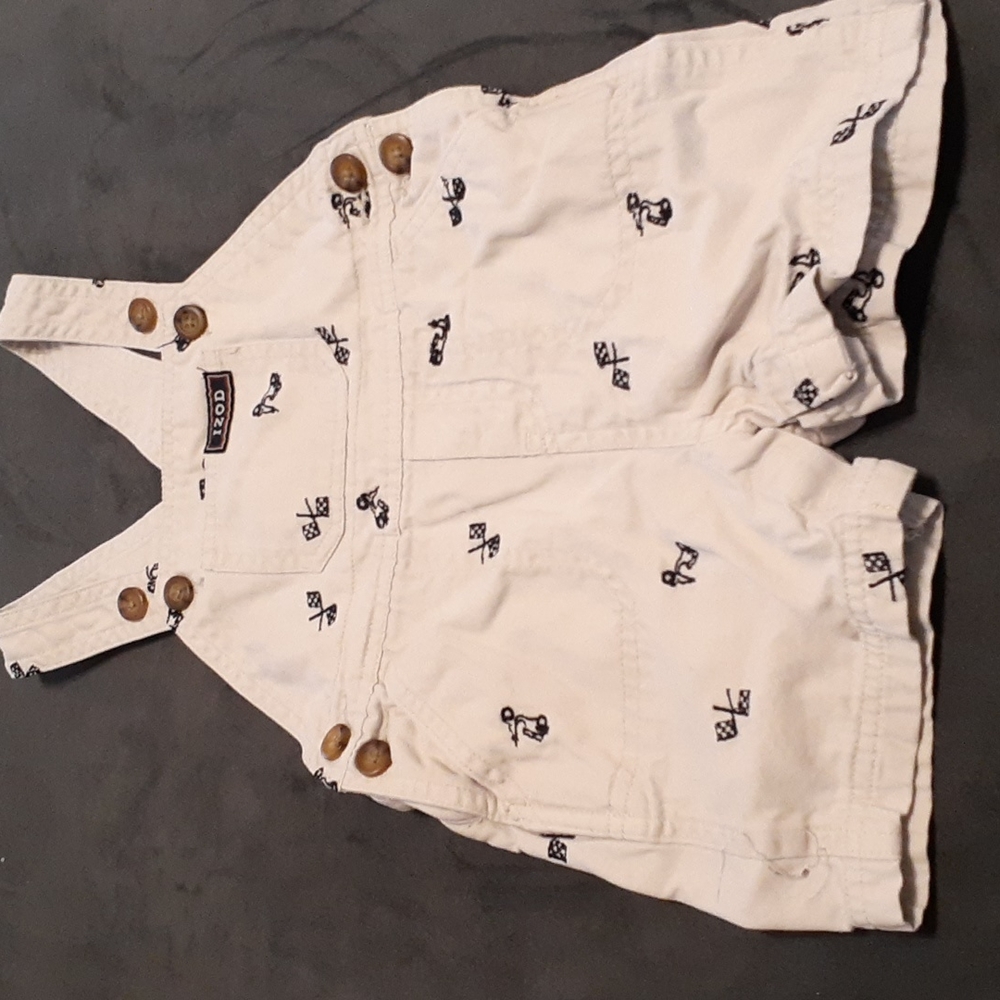 Izod 12M  cream raceway overalls *some sm stains🥺
